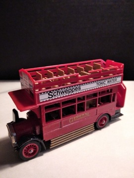 Vintage 1982 Matchbox A.E.C'S Type Bus Schweppes