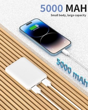 Powerbank 5000 mAh, mini 