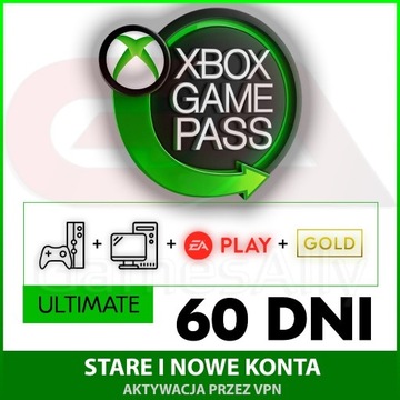 XBOX GAMEPASS ULTIMATE 60 DNI 2 MIESIĄCE +CORE +EA