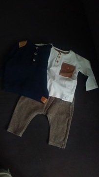 paczka ubrań niemowlęcych dla chłopca-H&M,zarababy