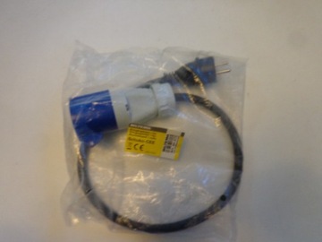 Adapter gniazdo CEE wtyk schuko 230v 0,65m BILTEMA