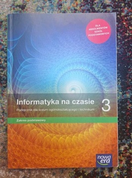 Informatyka na czasie 3, podręcznik
