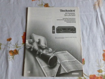 Instrukcja Technics SH-AV 500