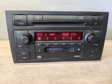 Radio Audi A4 B6 - Symphony 6 CD / Kaseta + kod 