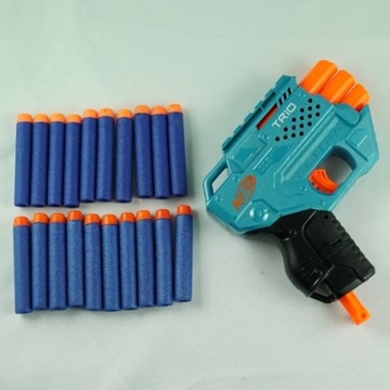 MOCNY Pistolet NERF ELITE 2.0 TRIO + 20 strzałek