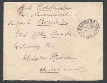 List z treścią W-wa Brzeźnica 1906 r./L5/