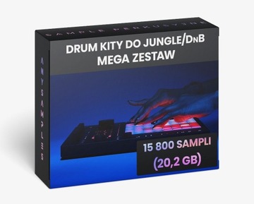 Mega zestaw drum kitów drum&bass, jungle