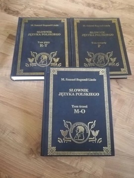 LINDE Słownik Języka Polskiego 3 TOMY Reprint