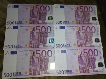 Banknot 500€ Rarytas kolekcjonerski