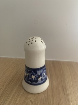 Fajans Wloclawek solniczka porcelana 