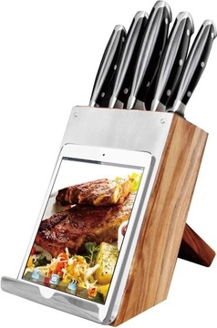 Zestaw noży kuchennych BILL.F z uchwytem na iPad'a