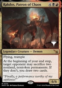 Rakdos, Patron of Chaos (V.2) FOIL