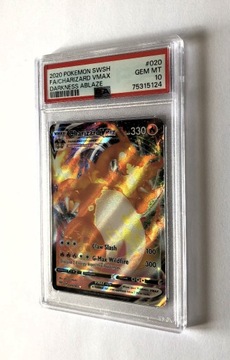 PSA 10 Pokemon Charizard VMAX Darkness Ablaze 020