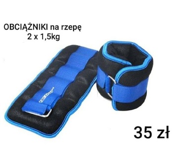 Sprzęt fitness/aerobik obciążnik hantle piłka step