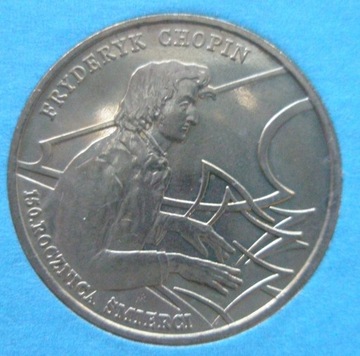 2 złote 1999, Chopin, st. 1-