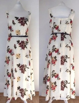 TIGER FASHIION sukienka rozkloszowana kwiaty 42 XL