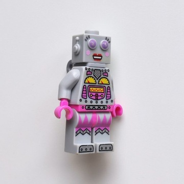 Lego Minifigurka col11-16 Lady Robot/Pani robot