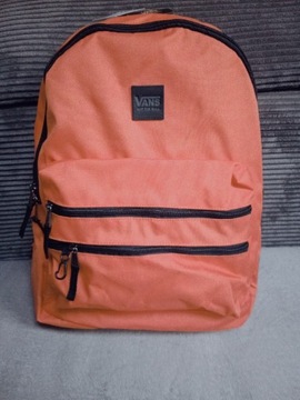 Plecak Vans Schoolin It Backpack pomarańczowy.