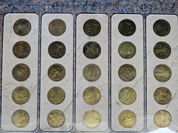 110 dwuzłotowych monet kolekcjonerskich 2008-2014