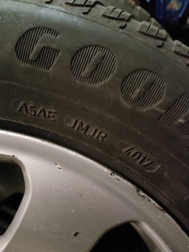 Felgi z oponami zimowymi Goodyear 