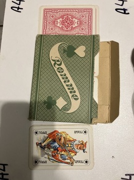stare 1972r vintage karty do gry ROME Nr.9R 481/72