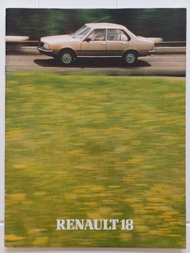 Prospekt Renault 18. 1980r UNIKAT