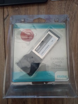 Adapter ExpressCard 34mm 4xUSB 2.0