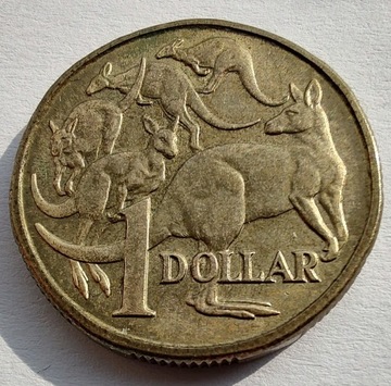 AUSTRALIA 1 Dollar 1984 okołoMENNICZA