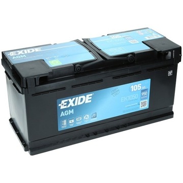 Akumulator Exide AGM 12V 105Ah 950A P+EK1050