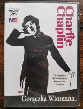 Charlie Chaplin płyta DVD Gorączka wiosenna folia