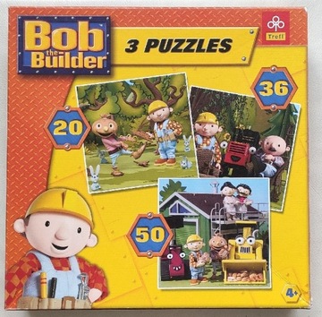 Układanki, puzzle: Bob budowniczy, Peppa, Samoloty