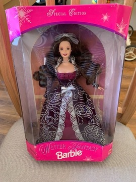 Lalka Barbie Winter Fantasy Brunette 1996 Mattel