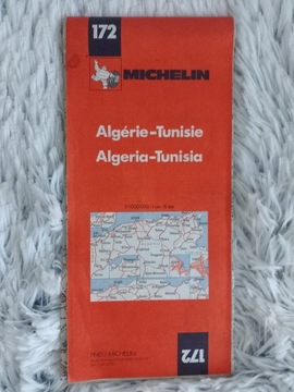 Algerie-Tunisie stara mapa Michelin