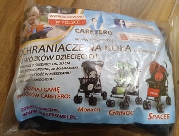 Ochraniacze Caretero na koła wózka 30cm