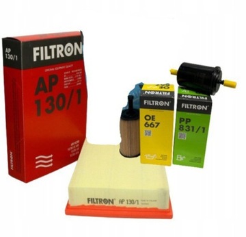 Zestaw filtrów OE 667 PP 831/1 AP 130/1 FILTRON