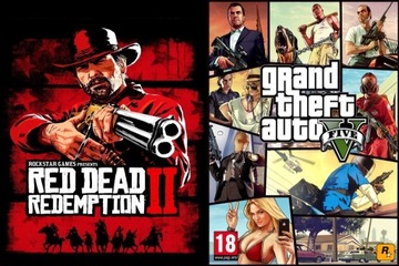 Red Dead Redemption II 2 Ultimate + GTA V 5 Remastered Xbox Series X|S ONE