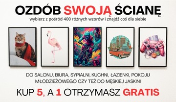 Plakat Poster A4 kuchnia łazienka salon sypialnia