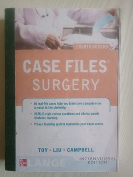 Case Files Surgery Toy podręcznik chirurgia 4th ed