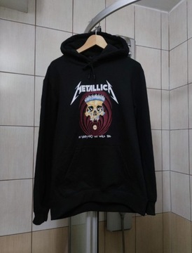 Bluza hoodie L Metallica H&M kangurk