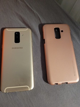 Tel. Samsung Galaxy A6 Plus z szybką ochronną