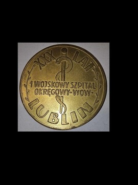 MEDAL XXX LAT 1 WOJSKOWY SZPITAL LUBLIN