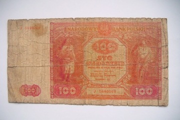 Polska Banknot 100  zł.1946 r. 