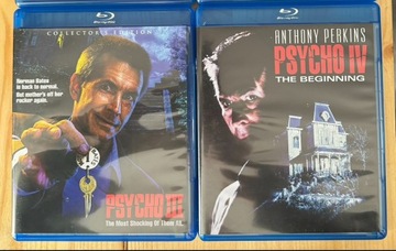 PSYCHO 2, 3, 4, Bluray x 3 Psychoza REGION A