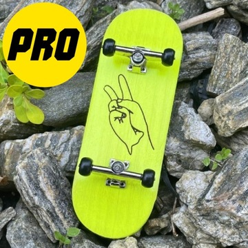 NOWY! Fingerboard Drewniany MINI Deskorolka PRO