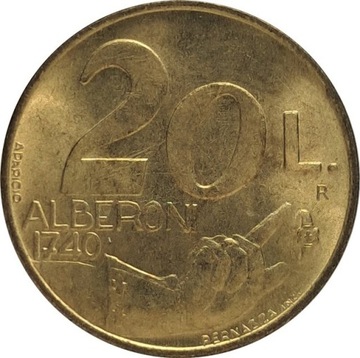 San Marino 20 lire 1991, KM#265