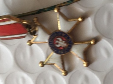 Order Odrodzenia Polski Krzyż Kawalerski Miniatura