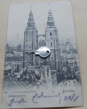 22) Pocztówka Wrocław Magdalenenkirche 1891
