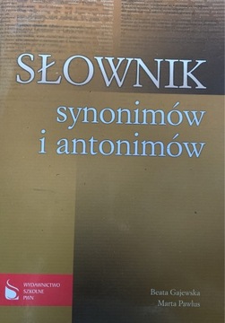 Słownik synonimów i antonimów 