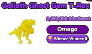 Goliath Ghost Gem T-Rex (ARM WRESTLE SIM)