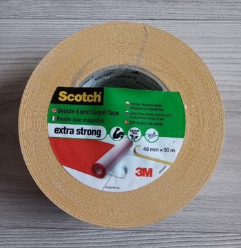 Taśma dwustronna 3M scotch extra strong 50 metrów 